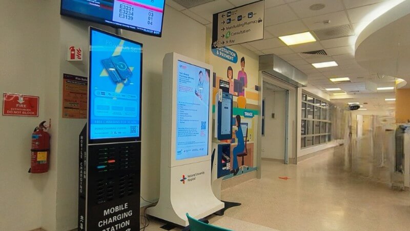 National University Hospital signed and checked in successfully